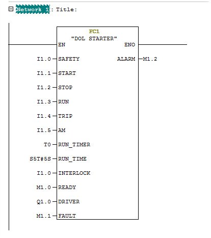 PLC Programming Blocks