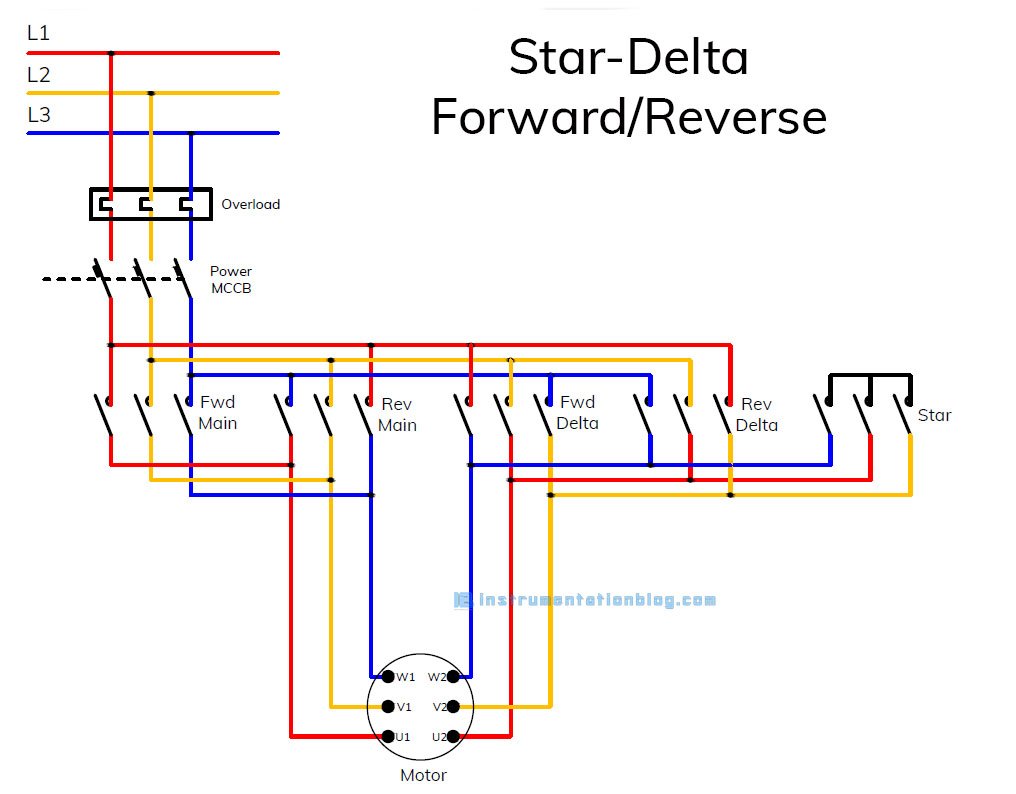 star delta forward reverse