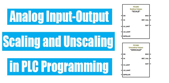 Scaling and Unscaling in PLC